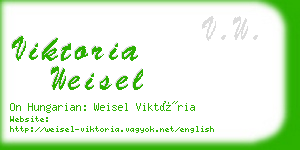 viktoria weisel business card